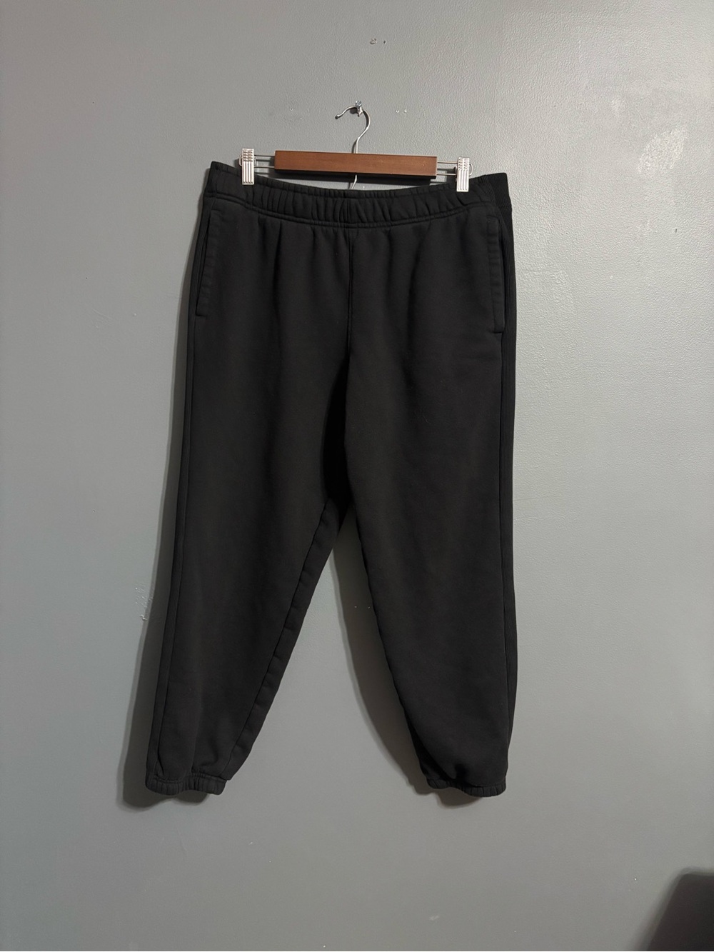 Member's Mark black fall Fleece cozy lounge Jogger sweat pants women’s L